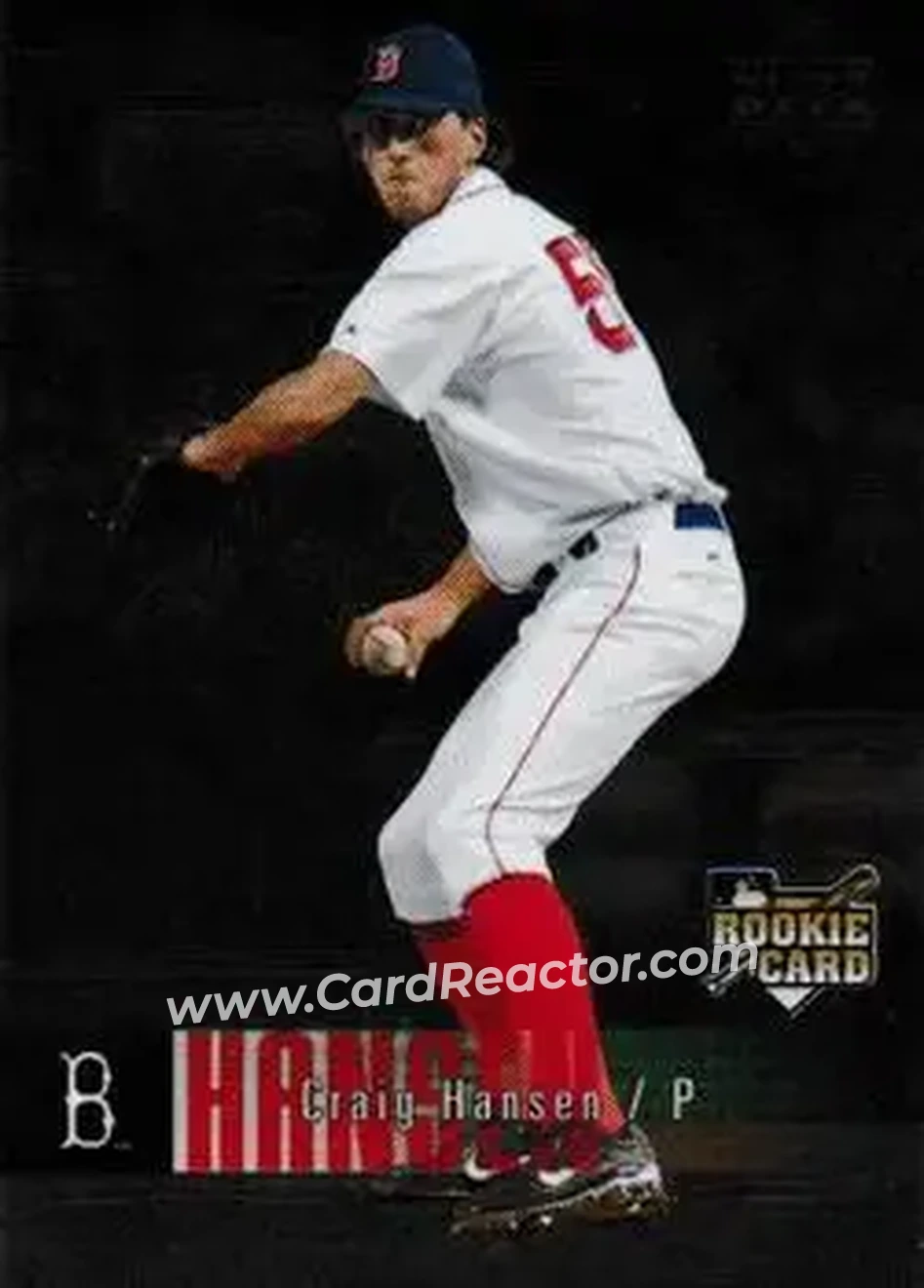 2006 Upper Deck Special F/X #37 - Craig Hansen - Boston Red Sox - Front 2006 Upper Deck Special F/X #37 - Craig Hansen - Boston Red Sox - Front