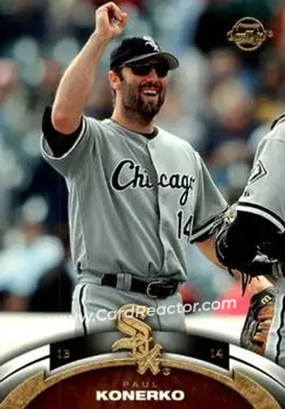 2006 Upper Deck Sweet Spot Update #21 - Paul Konerko - Chicago White Sox - Front 2006 Upper Deck Sweet Spot Update #21 - Paul Konerko - Chicago White Sox - Front