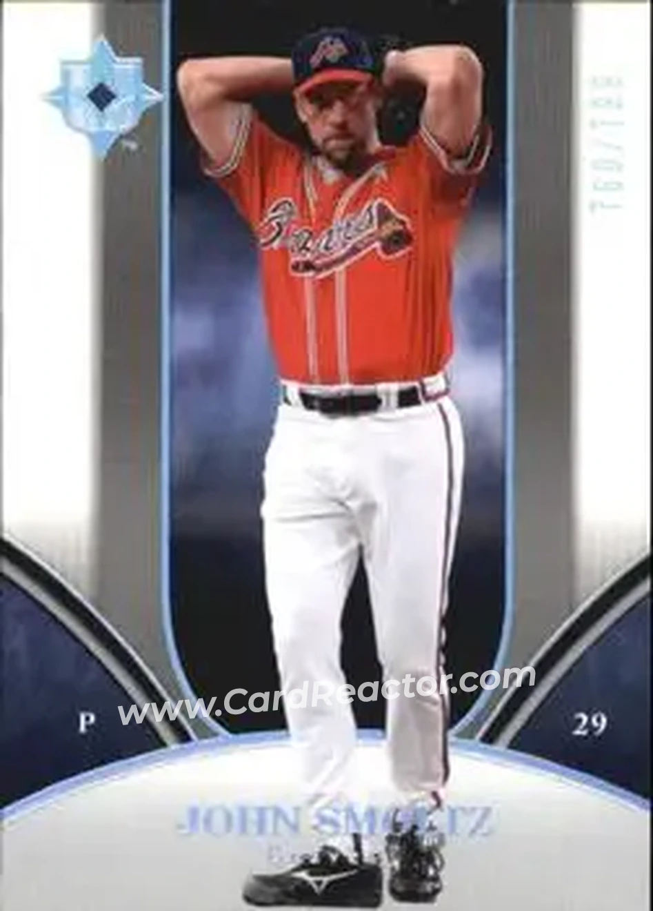 2006 Upper Deck Ultimate Collection #6 - John Smoltz - Atlanta Braves - Front 2006 Upper Deck Ultimate Collection #6 - John Smoltz - Atlanta Braves - Front