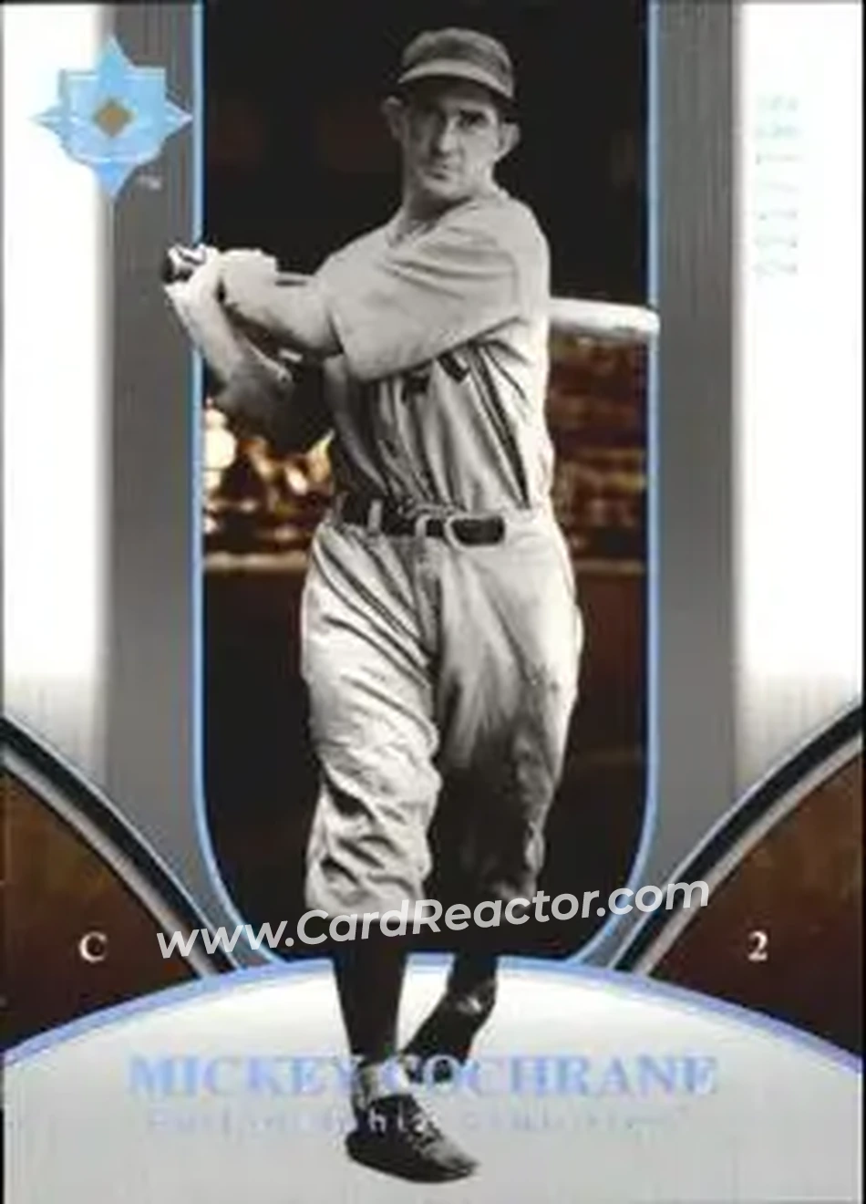 2006 Upper Deck Ultimate Collection #10 - Mickey Cochrane - Philadelphia Athletics - Front 2006 Upper Deck Ultimate Collection #10 - Mickey Cochrane - Philadelphia Athletics - Front