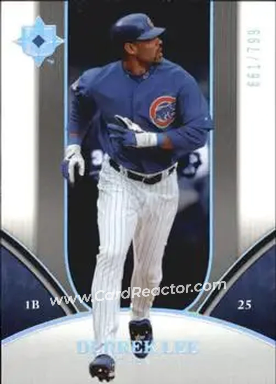 2006 Upper Deck Ultimate Collection #17 - Derrek Lee - Chicago Cubs - Front 2006 Upper Deck Ultimate Collection #17 - Derrek Lee - Chicago Cubs - Front