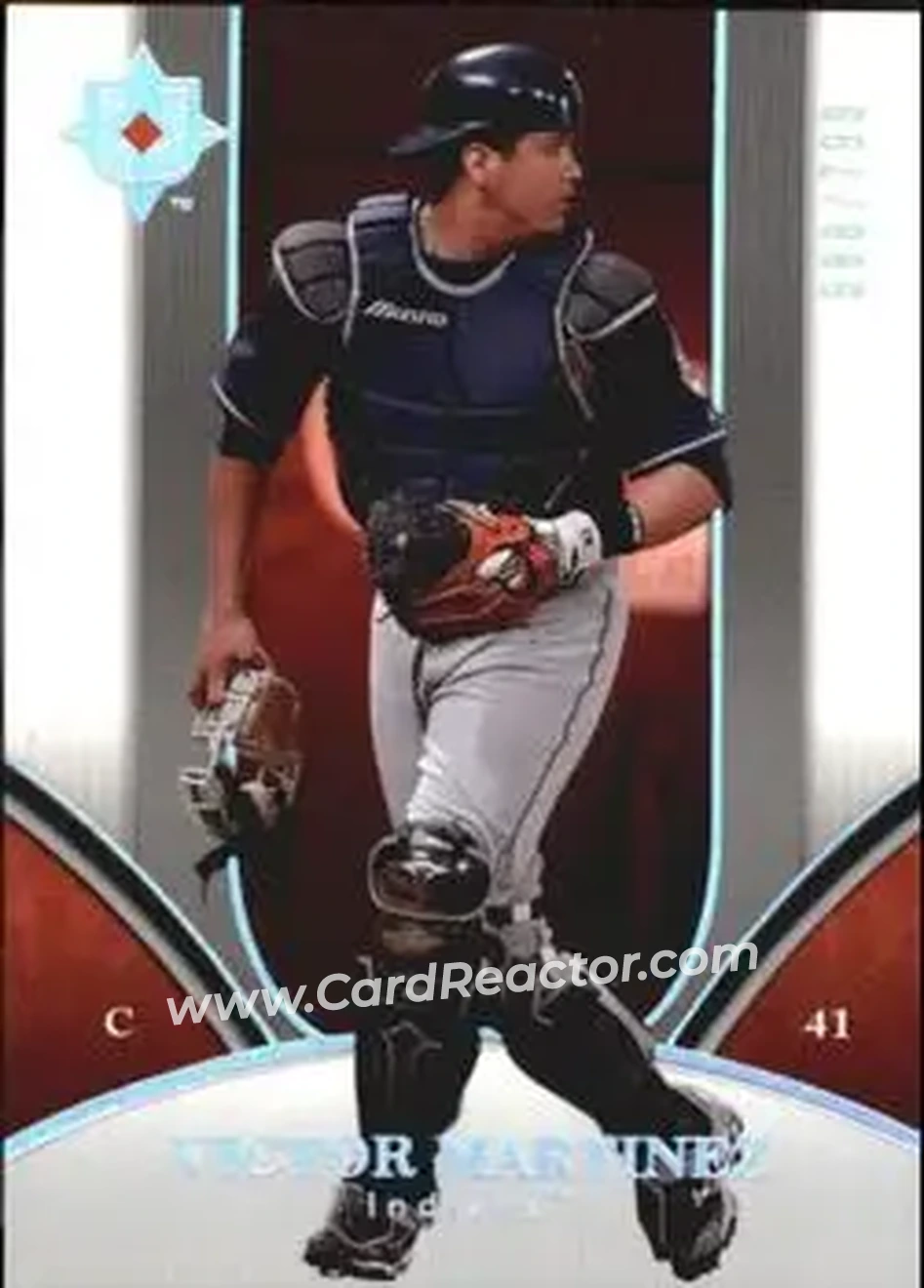 2006 Upper Deck Ultimate Collection #28 - Victor Martinez - Cleveland Indians - Front 2006 Upper Deck Ultimate Collection #28 - Victor Martinez - Cleveland Indians - Front