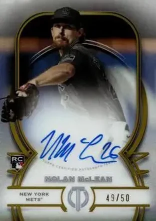 2026 Topps Tribute - Tribute Autographs Gold #TA-NM - Nolan McLean - New York Mets