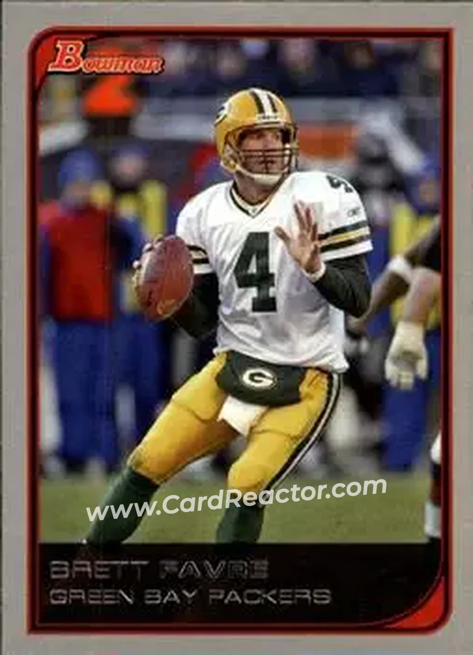 2006 Bowman #6 - Brett Favre - Green Bay Packers - Front