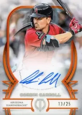 2026 Topps Tribute - Tribute Autographs Orange #TA-CC - Corbin Carroll - Arizona Diamondbacks