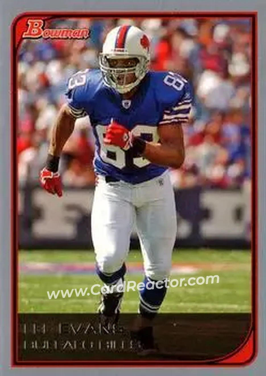 2006 Bowman #2 - Lee Evans - Buffalo Bills - Front