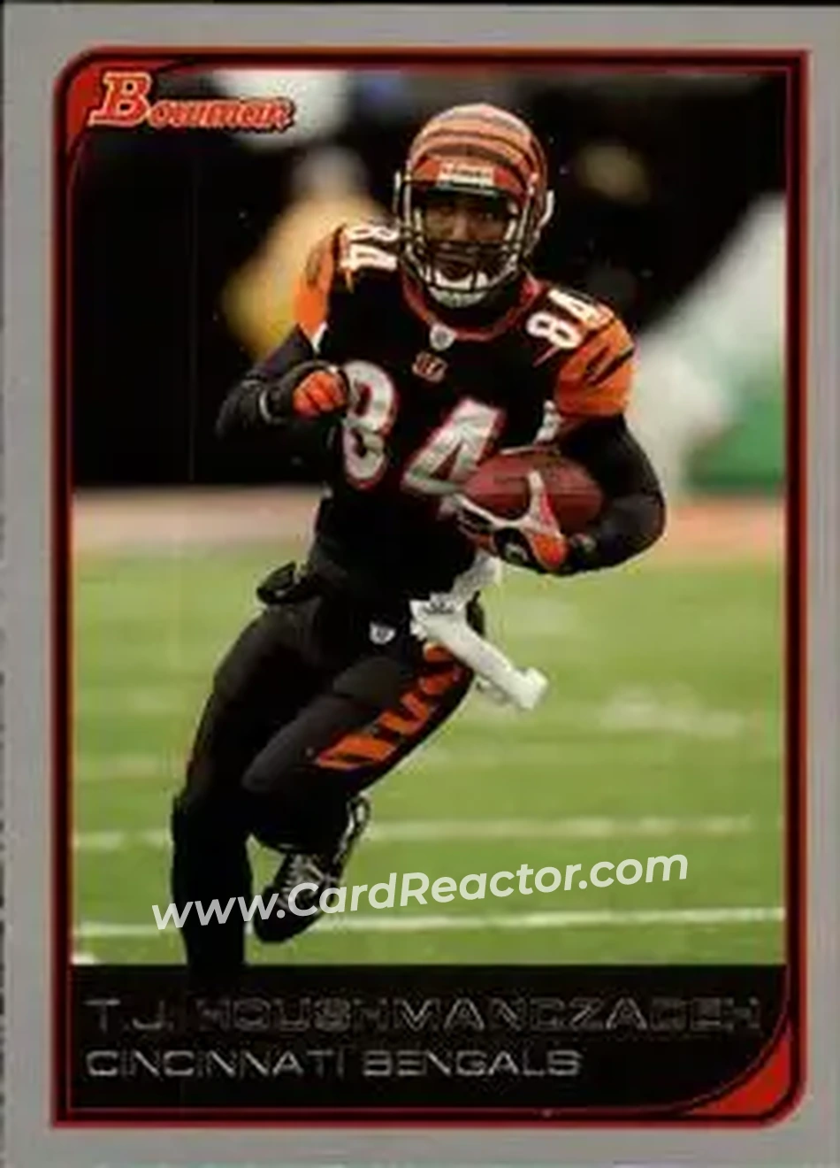 2006 Bowman #13 - T.J. Houshmandzadeh - Cincinnati Bengals - Front