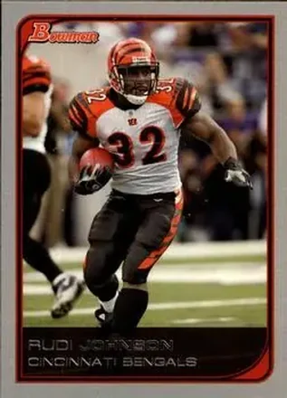 2006 Bowman #14 - Rudi Johnson - Cincinnati Bengals