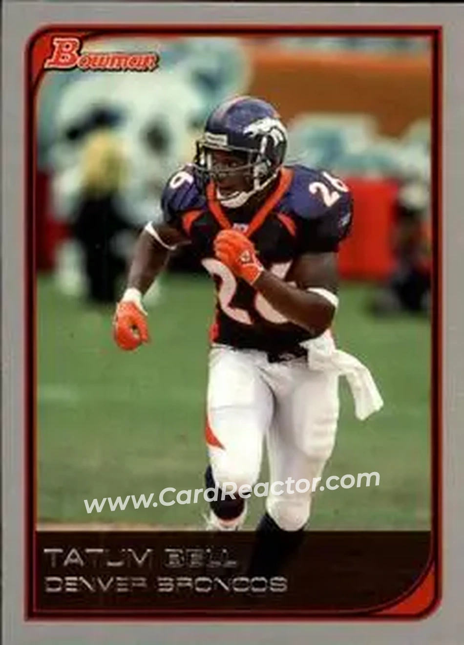 2006 Bowman #16 - Tatum Bell - Denver Broncos - Front