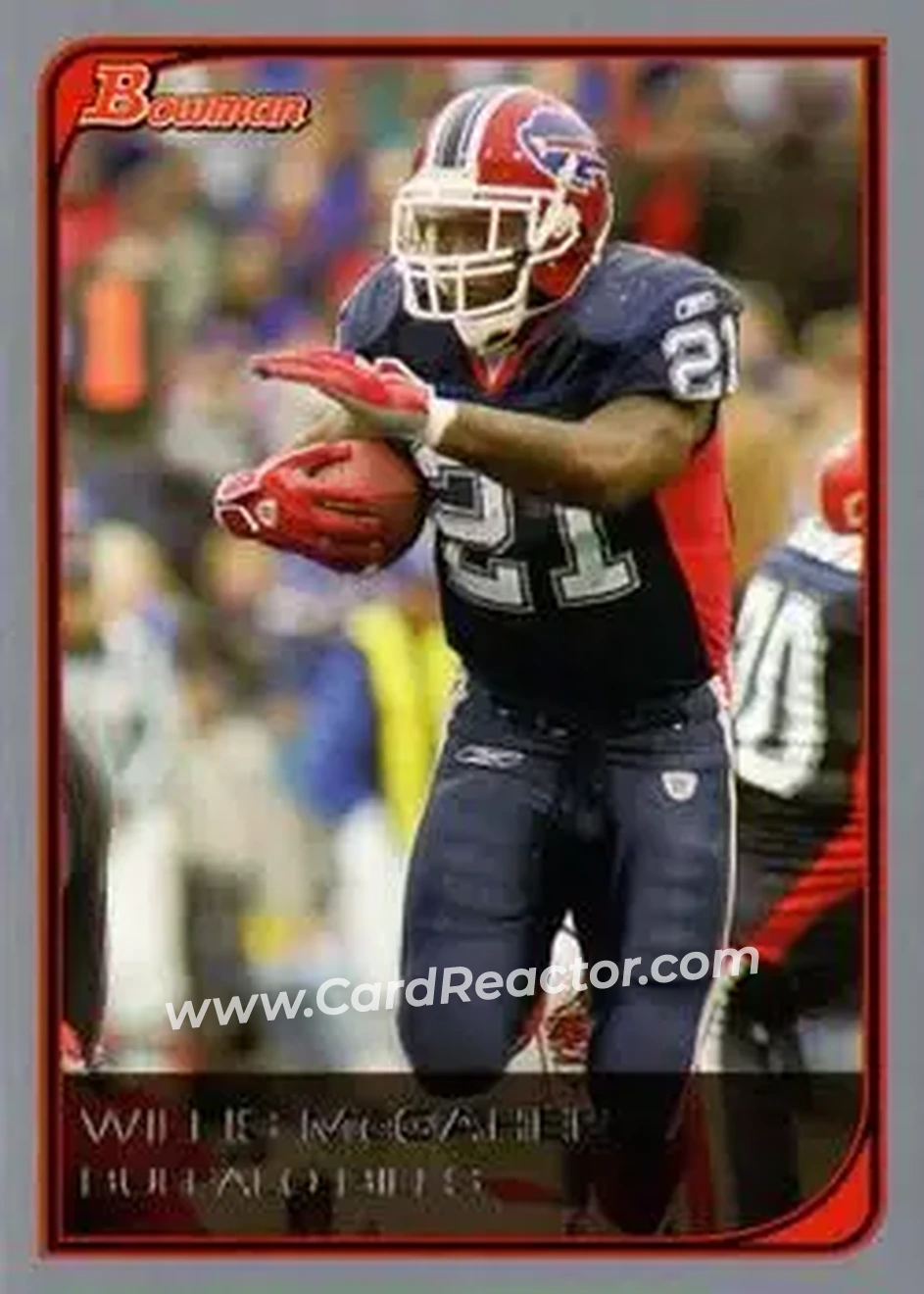2006 Bowman #19 - Willis McGahee - Buffalo Bills - Front
