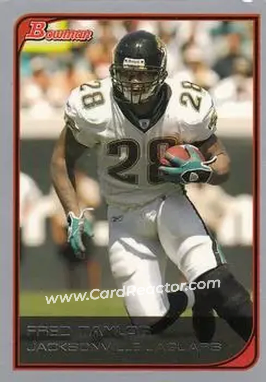 2006 Bowman #24 - Fred Taylor - Jacksonville Jaguars - Front