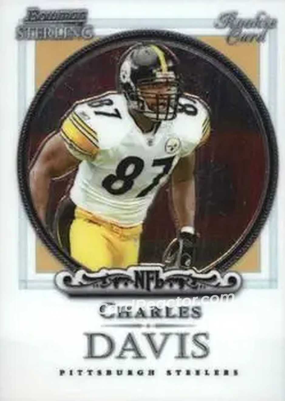 2006 Bowman Sterling #11 - Charles Davis - Pittsburgh Steelers - Front