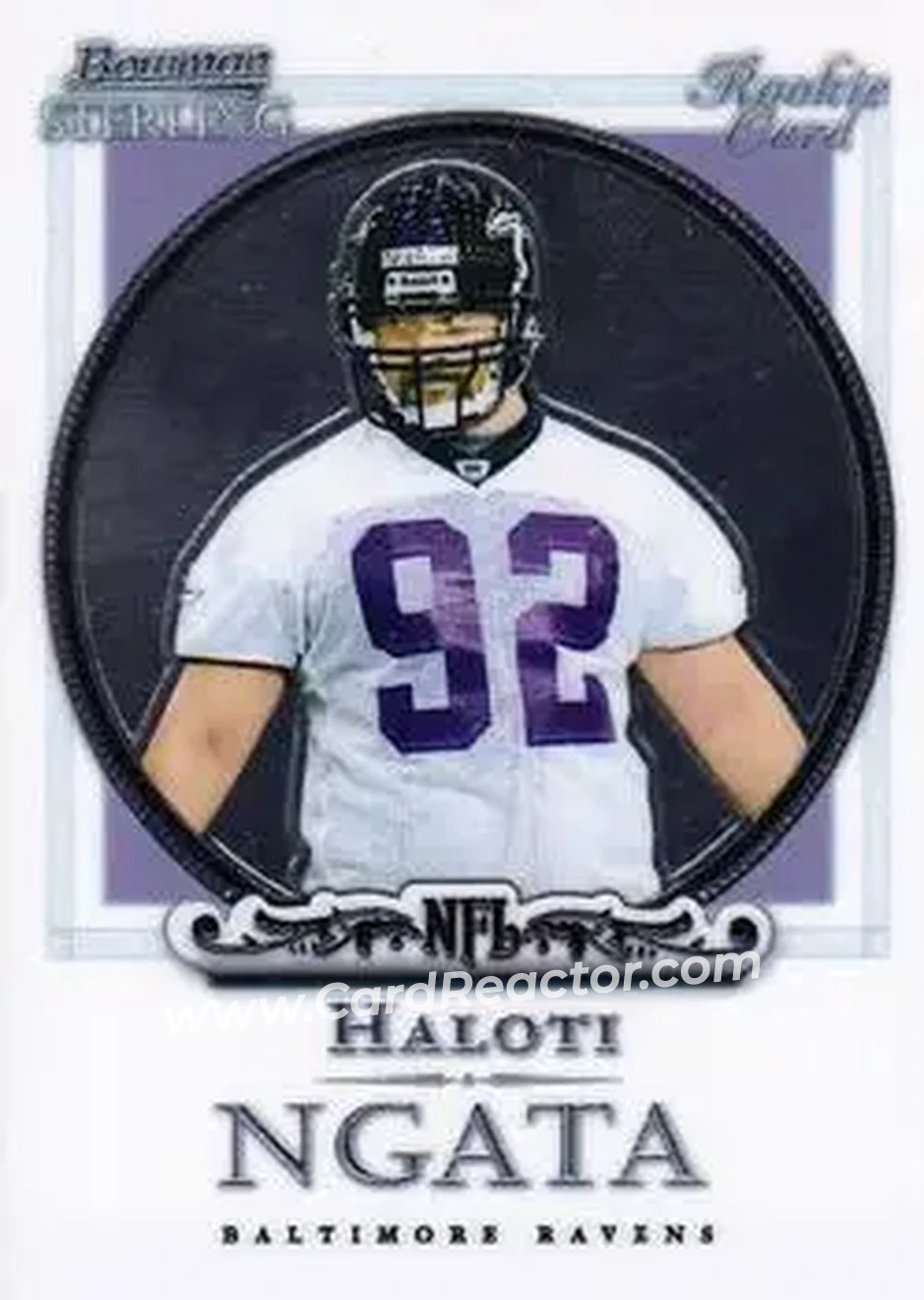 2006 Bowman Sterling #12 - Haloti Ngata - Baltimore Ravens - Front