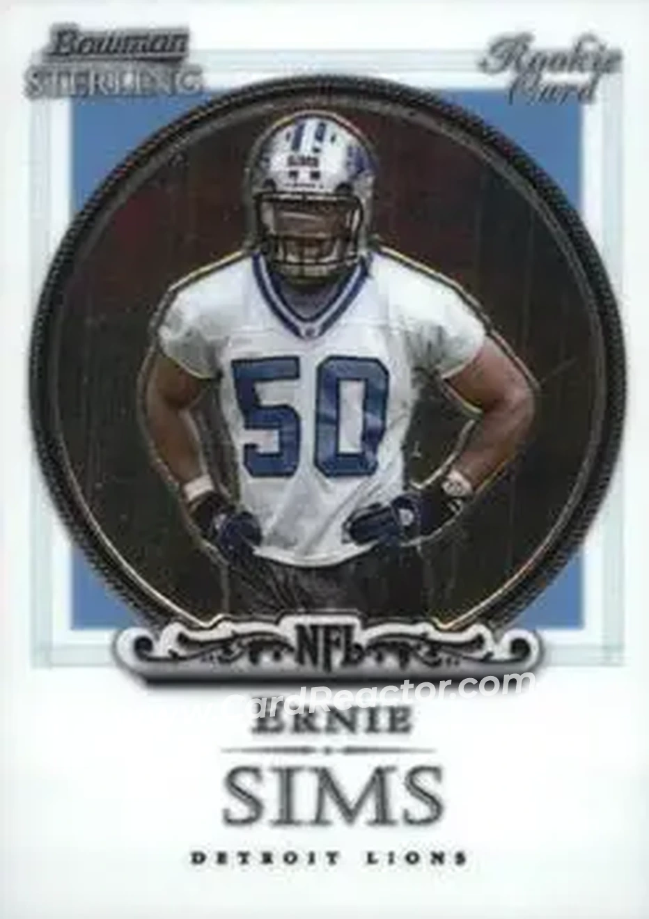 2006 Bowman Sterling #22 - Ernie Sims - Detroit Lions - Front