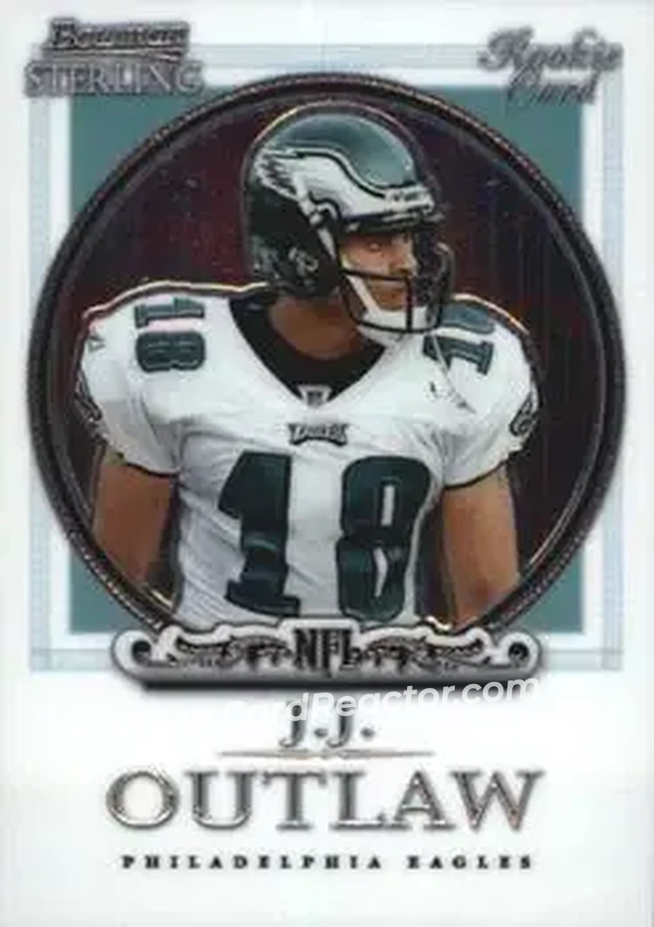 2006 Bowman Sterling #28 - J.J. Outlaw - Philadelphia Eagles - Front