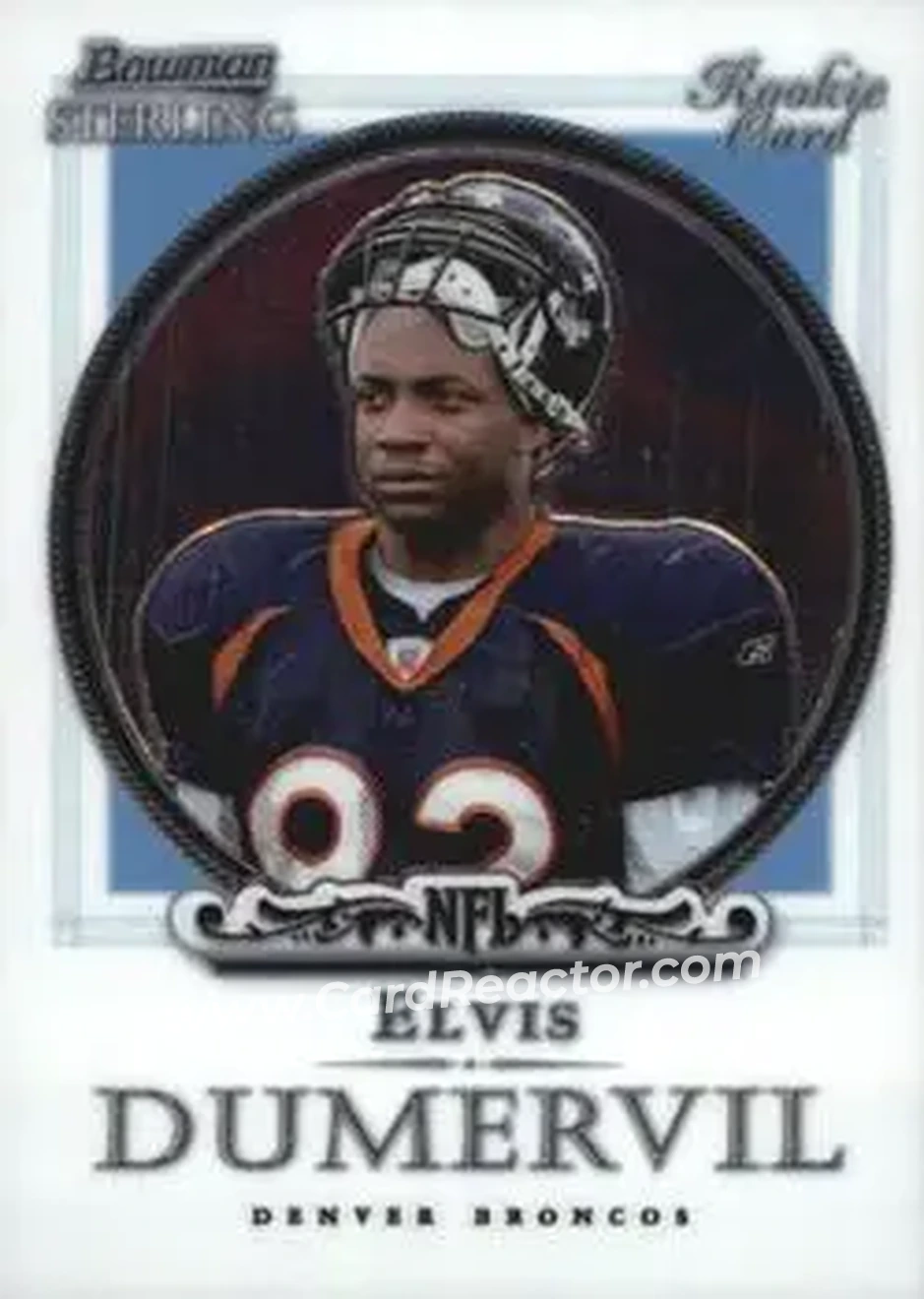 2006 Bowman Sterling #35 - Elvis Dumervil - Denver Broncos - Front