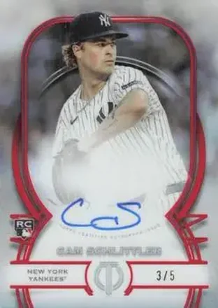 2026 Topps Tribute - Tribute Autographs Red #TA-CSC - Cam Schlittler - New York Yankees