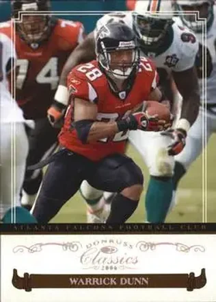 2006 Donruss Classics #7 - Warrick Dunn - Atlanta Falcons