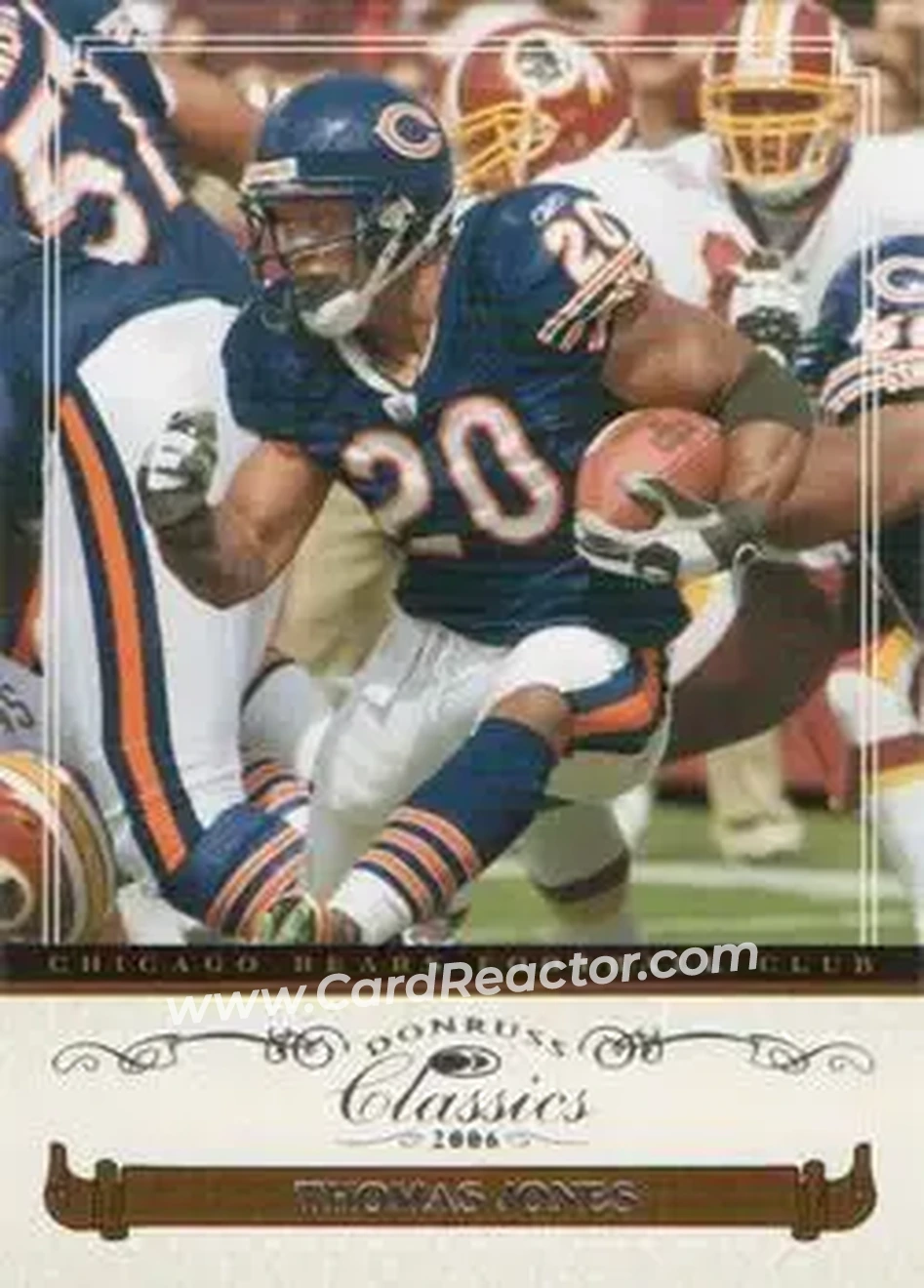 2006 Donruss Classics #19 - Thomas Jones - Chicago Bears - Front
