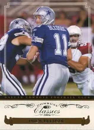 2006 Donruss Classics #27 - Drew Bledsoe - Dallas Cowboys