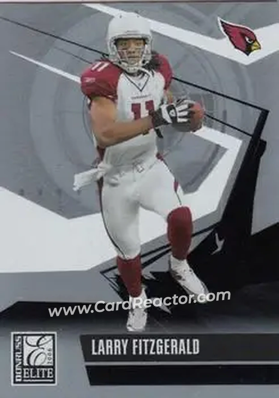 2006 Donruss Elite #3 - Larry Fitzgerald - Arizona Cardinals - Front 2006 Donruss Elite #3 - Larry Fitzgerald - Arizona Cardinals - Front