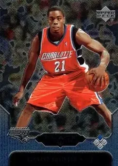 2004-05 Upper Deck Black Diamond #9 - Bernard Robinson - Charlotte Bobcats