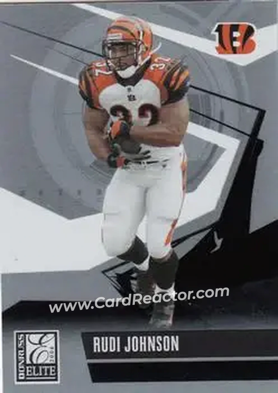 2006 Donruss Elite #22 - Rudi Johnson - Cincinnati Bengals - Front