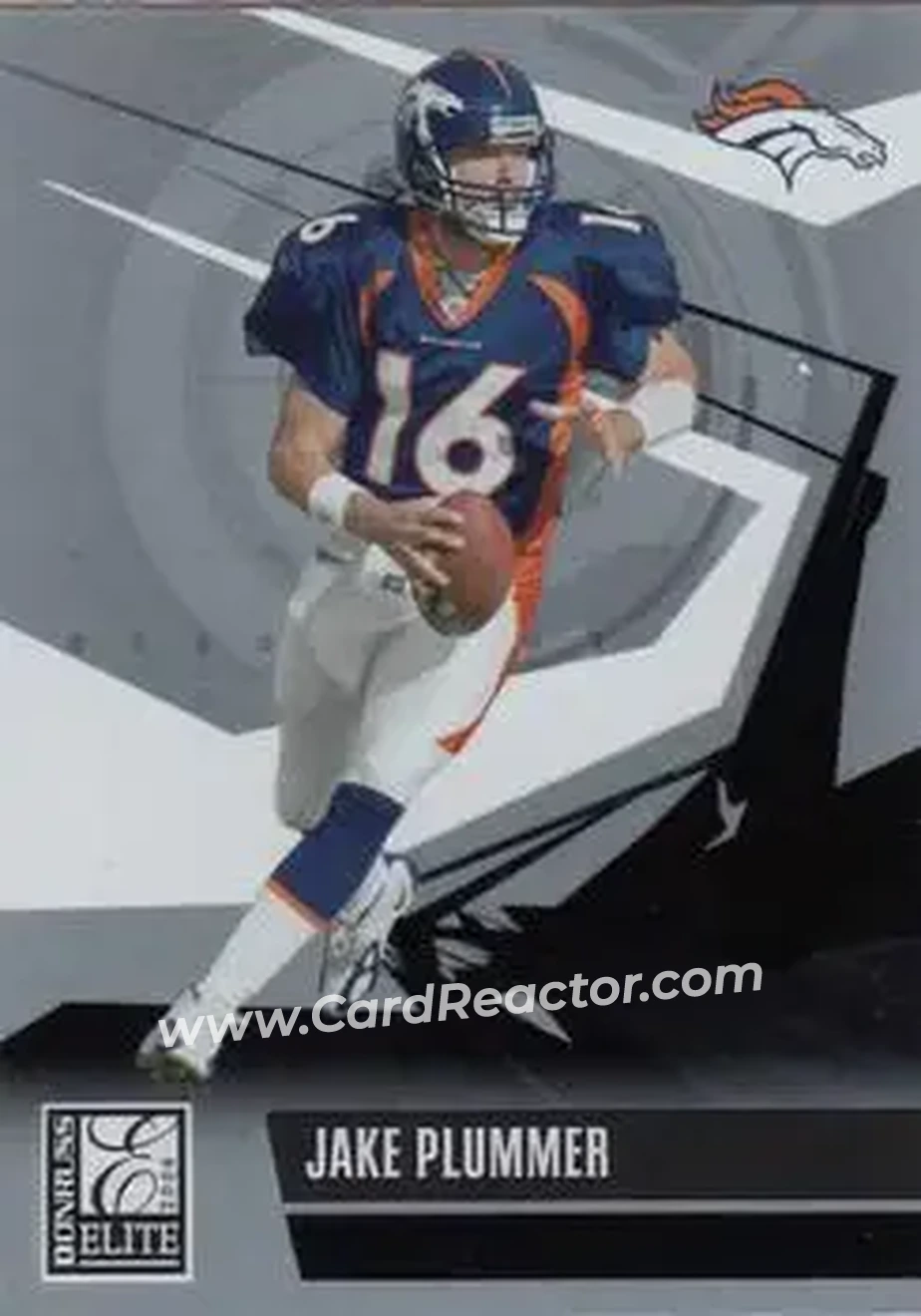 2006 Donruss Elite #29 - Jake Plummer - Denver Broncos - Front