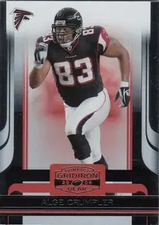 2006 Donruss Gridiron Gear #4 - Alge Crumpler - Atlanta Falcons