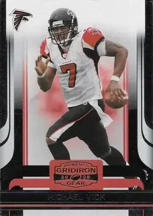 2006 Donruss Gridiron Gear #5 - Michael Vick - Atlanta Falcons
