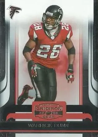 2006 Donruss Gridiron Gear #6 - Warrick Dunn - Atlanta Falcons