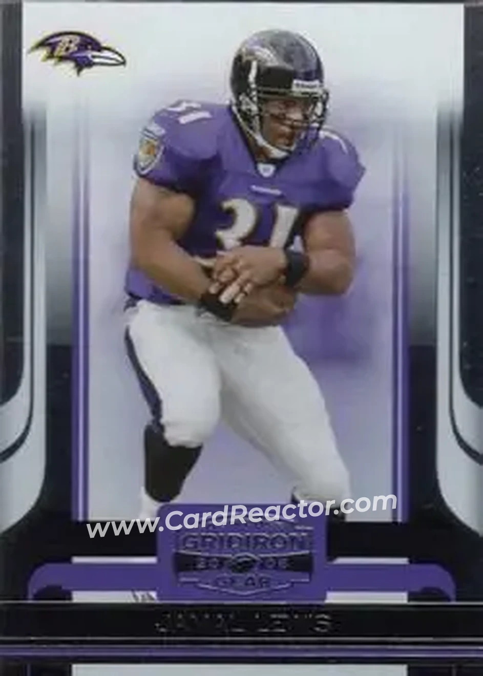 2006 Donruss Gridiron Gear #7 - Jamal Lewis - Baltimore Ravens - Front