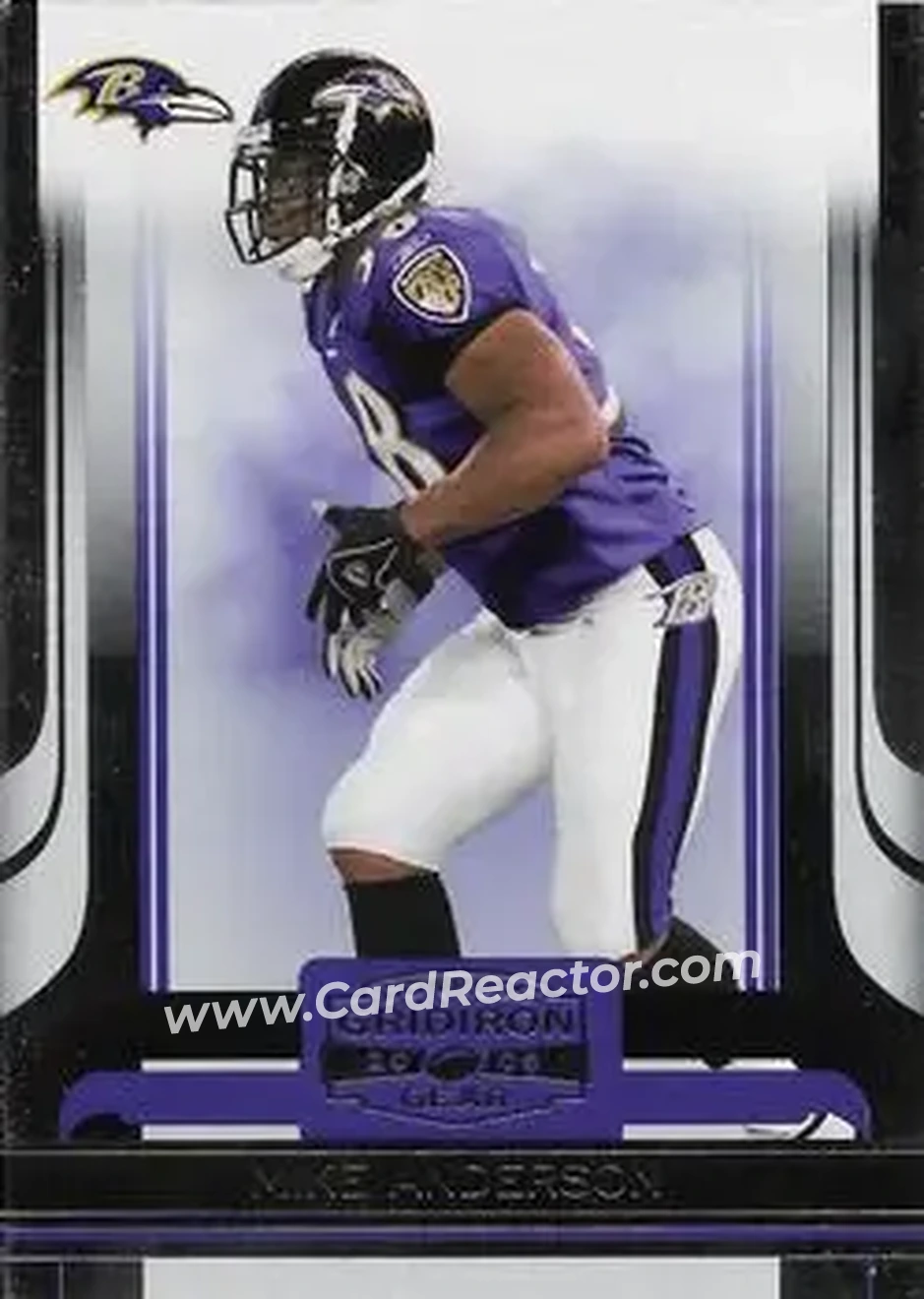 2006 Donruss Gridiron Gear #8 - Mike Anderson - Baltimore Ravens - Front