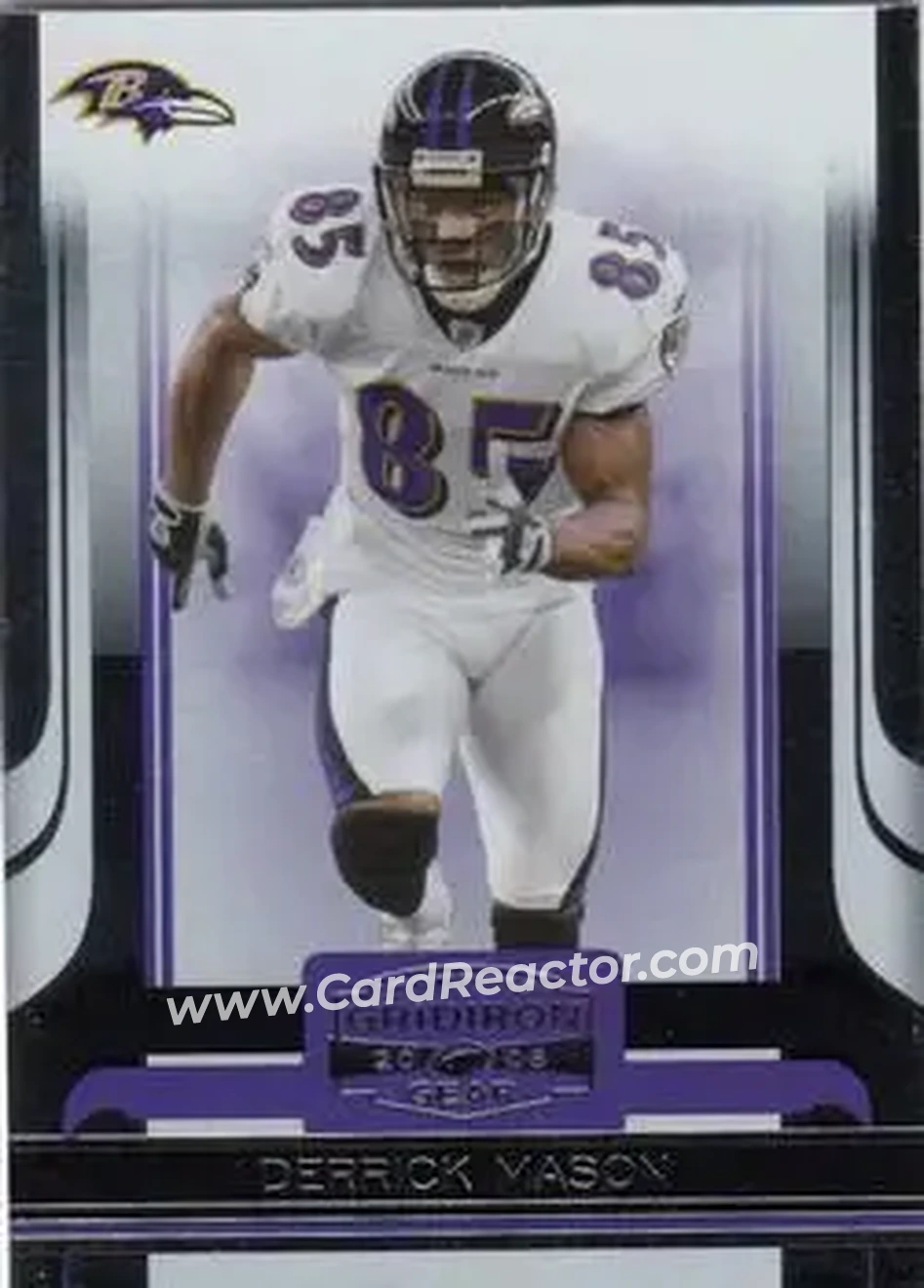 2006 Donruss Gridiron Gear #10 - Derrick Mason - Baltimore Ravens - Front
