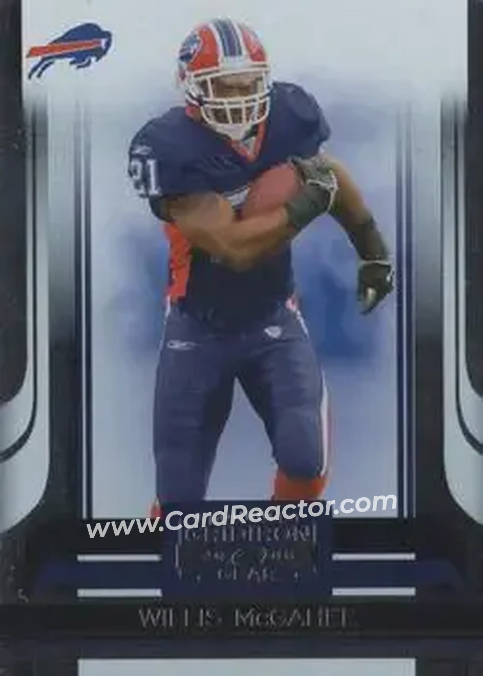 2006 Donruss Gridiron Gear #13 - Willis McGahee - Buffalo Bills - Front