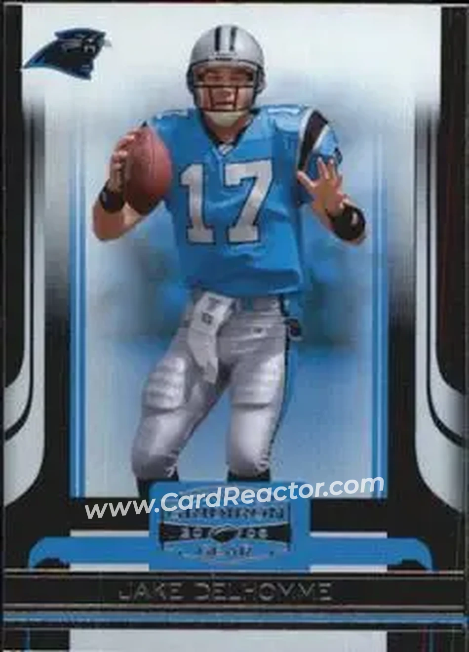 2006 Donruss Gridiron Gear #15 - Jake Delhomme - Carolina Panthers - Front 2006 Donruss Gridiron Gear #15 - Jake Delhomme - Carolina Panthers - Front