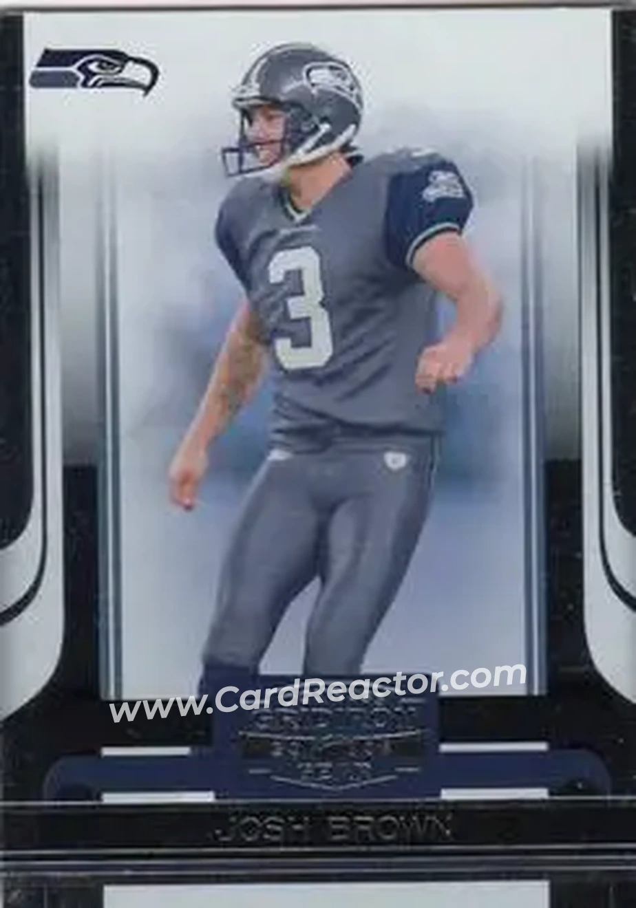 2006 Donruss Gridiron Gear #16 - Josh Brown - Seattle Seahawks - Front