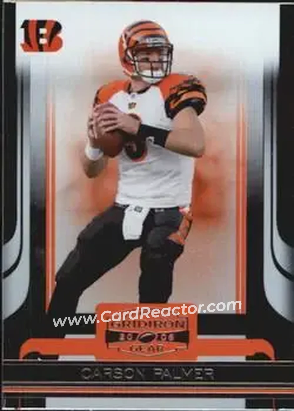 2006 Donruss Gridiron Gear #21 - Carson Palmer - Cincinnati Bengals - Front 2006 Donruss Gridiron Gear #21 - Carson Palmer - Cincinnati Bengals - Front