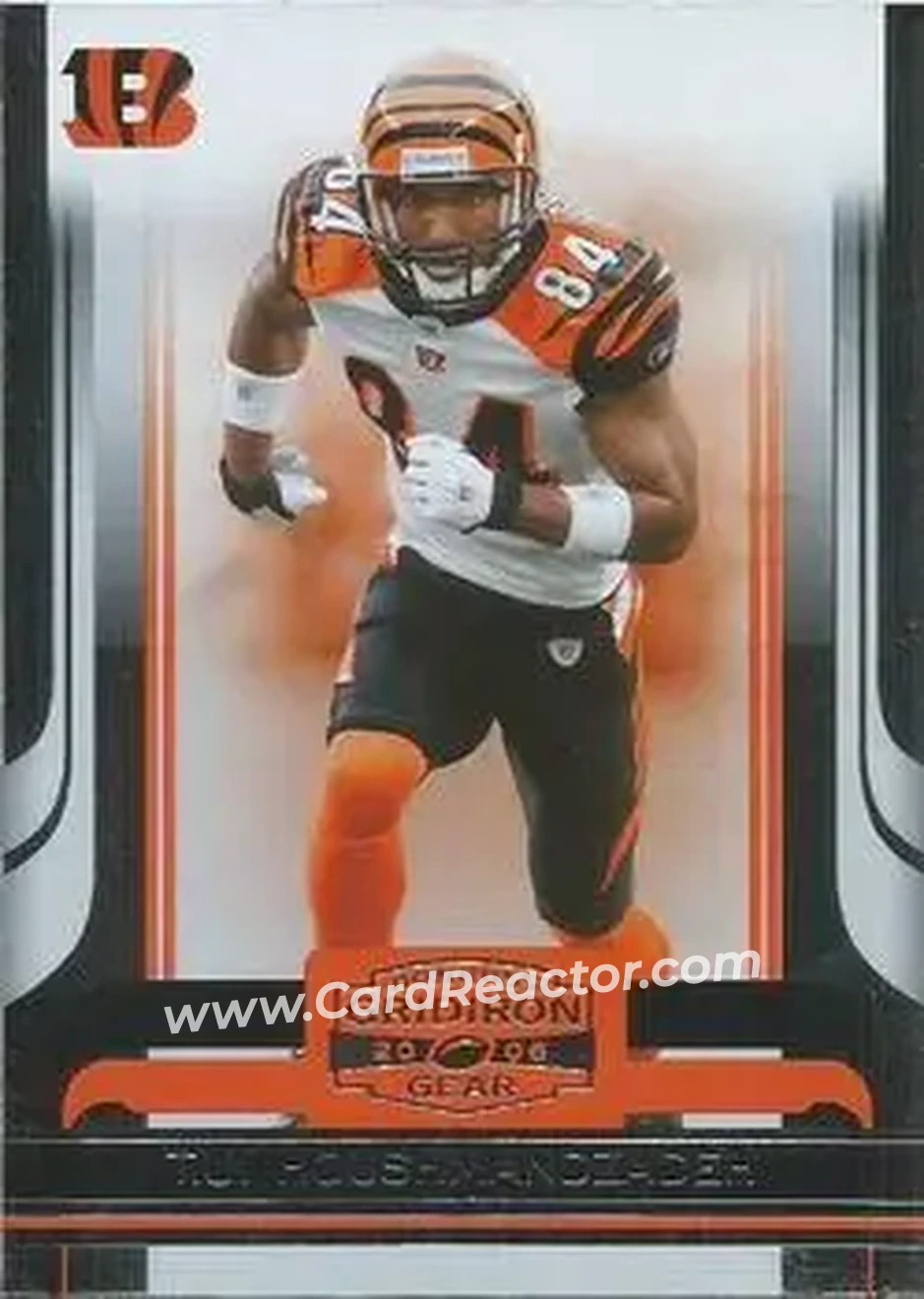 2006 Donruss Gridiron Gear #24 - T.J. Houshmandzadeh - Cincinnati Bengals - Front 2006 Donruss Gridiron Gear #24 - T.J. Houshmandzadeh - Cincinnati Bengals - Front