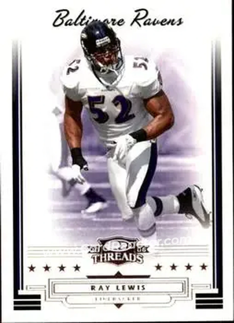 2006 Donruss Threads #26 - Ray Lewis - Baltimore Ravens - Front