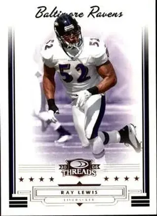 Ray Lewis · 2006 Donruss Threads #26