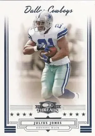 2006 Donruss Threads #3 - Julius Jones - Dallas Cowboys