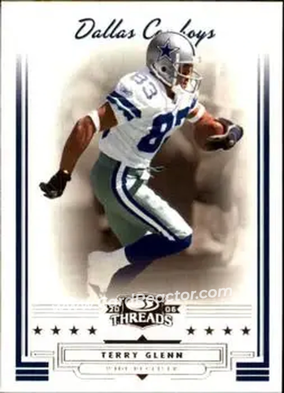 2006 Donruss Threads #5 - Terry Glenn - Dallas Cowboys - Front