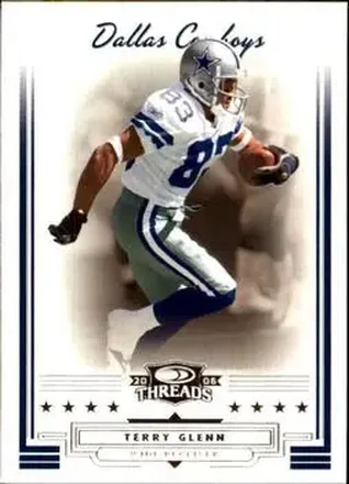 2006 Donruss Threads #5 - Terry Glenn - Dallas Cowboys