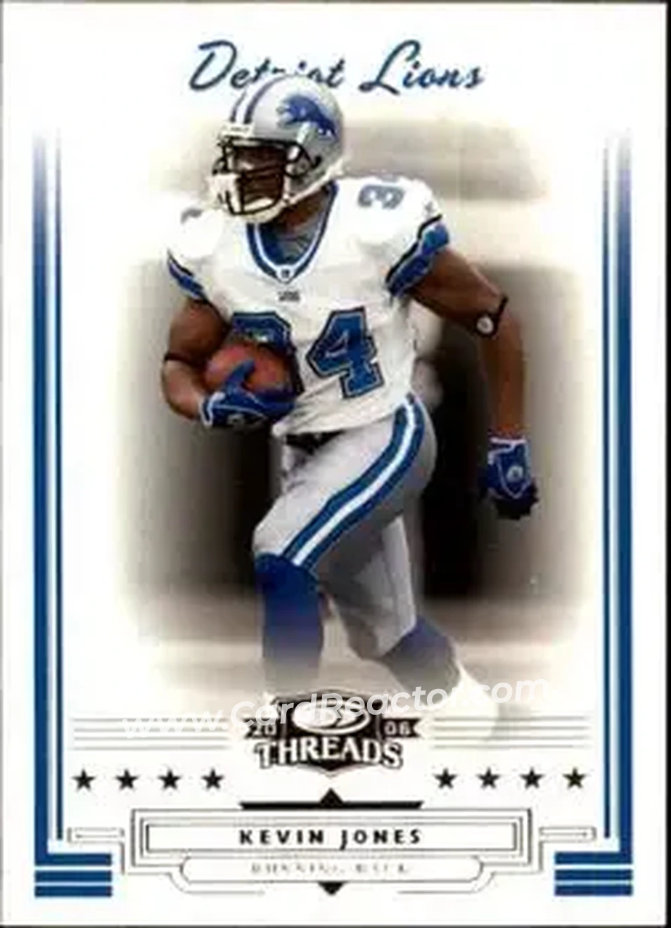 2006 Donruss Threads #7 - Kevin Jones - Detroit Lions - Front