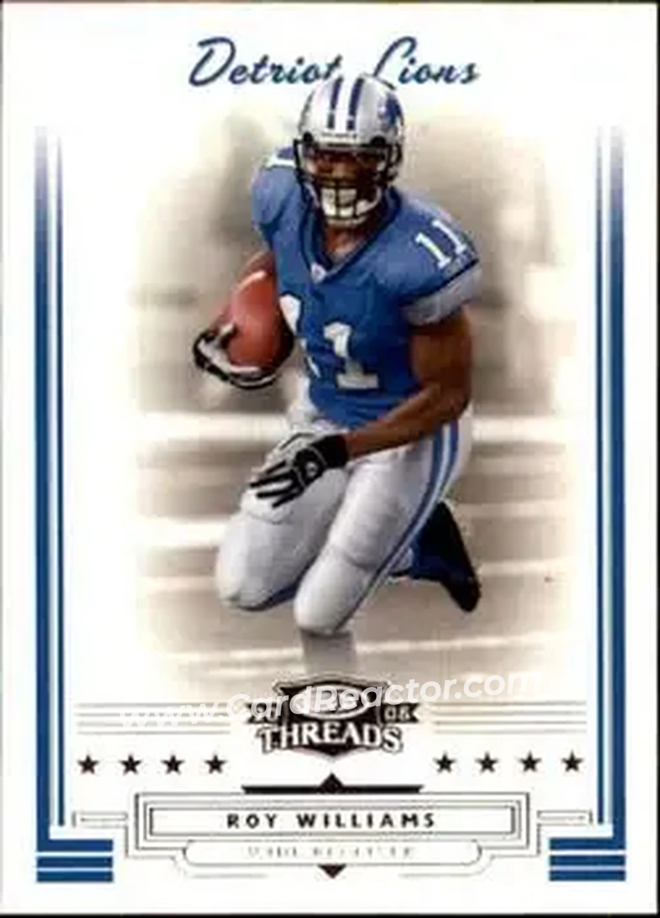 2006 Donruss Threads #9 - Roy Williams - Detroit Lions - Front