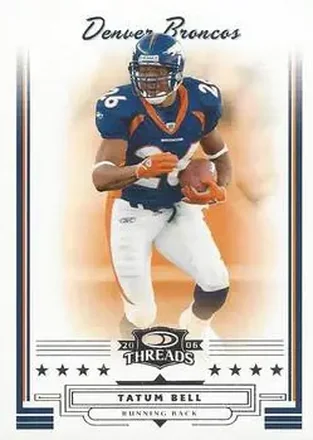 2006 Donruss Threads #11 Tatum Bell