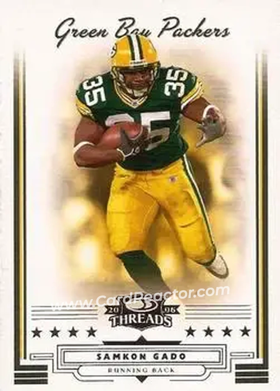 2006 Donruss Threads #12 - Samkon Gado - Green Bay Packers - Front