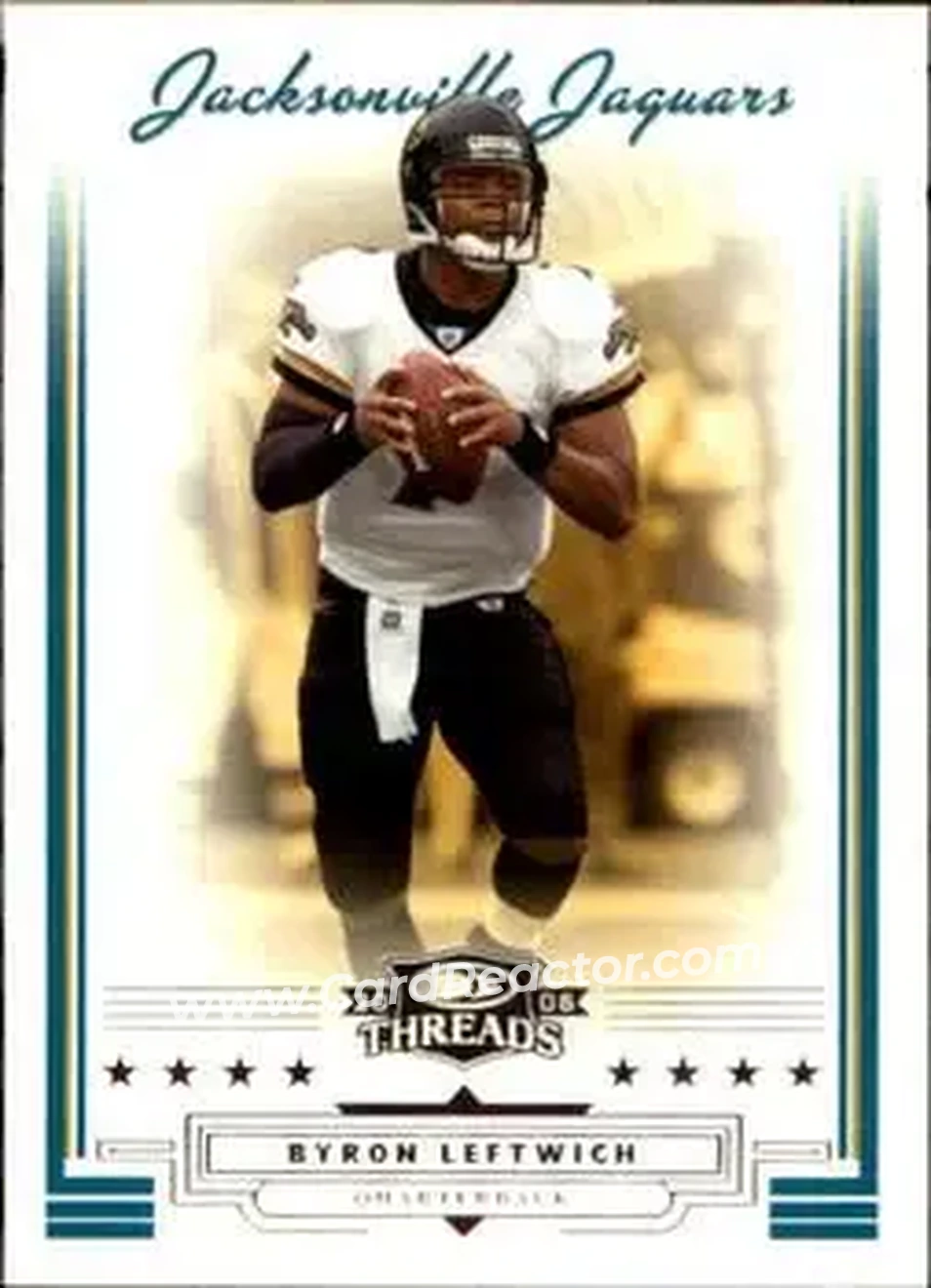 2006 Donruss Threads #17 - Byron Leftwich - Jacksonville Jaguars - Front