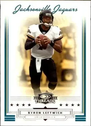2006 Donruss Threads #17 - Byron Leftwich - Jacksonville Jaguars